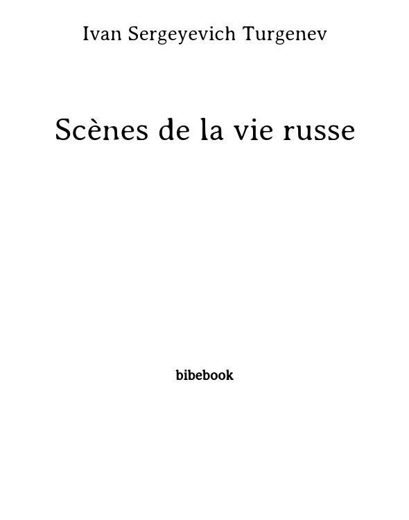 Cover of Scènes de la vie russe